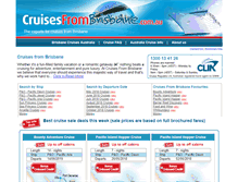 Tablet Screenshot of cruisesfrombrisbane.com.au